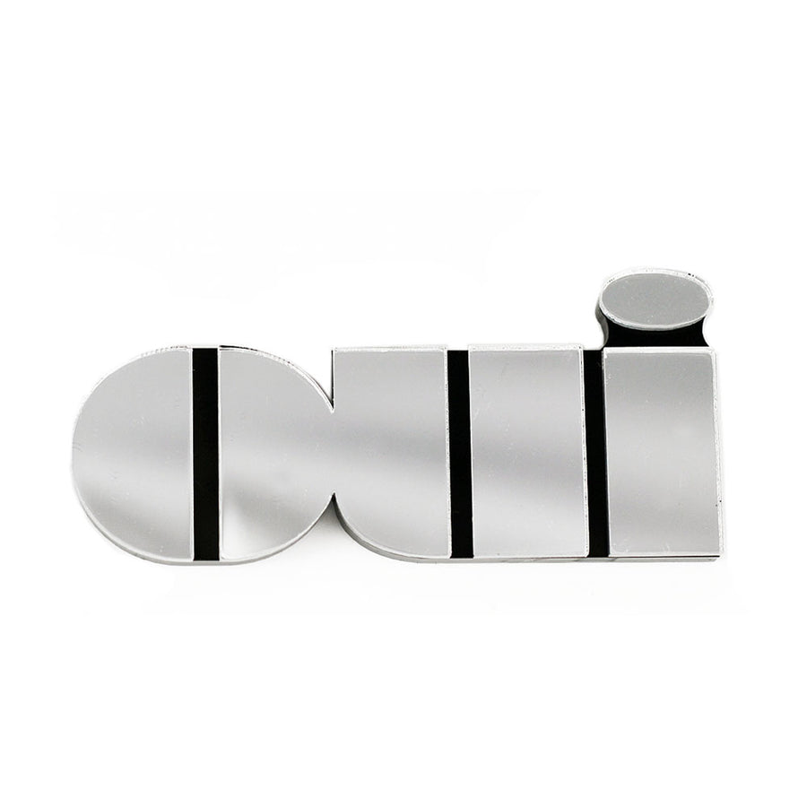 Jennifer Loiselle laser cut acrylic Out statement brooch